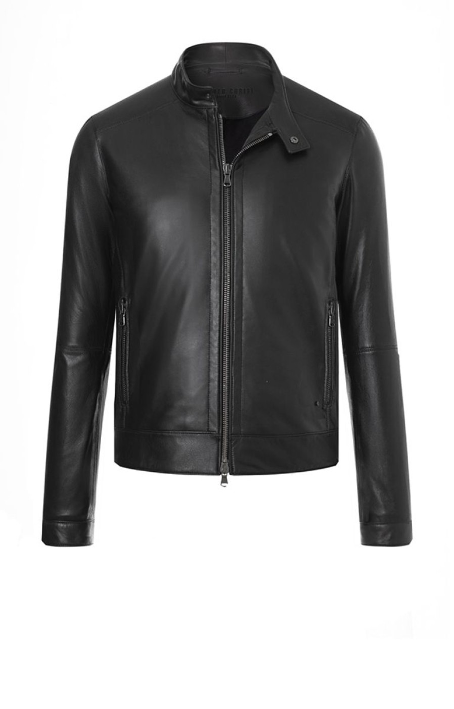 Men WERNER CHRIST | Toto: Grained Nappa Jacket For Purists Black ...